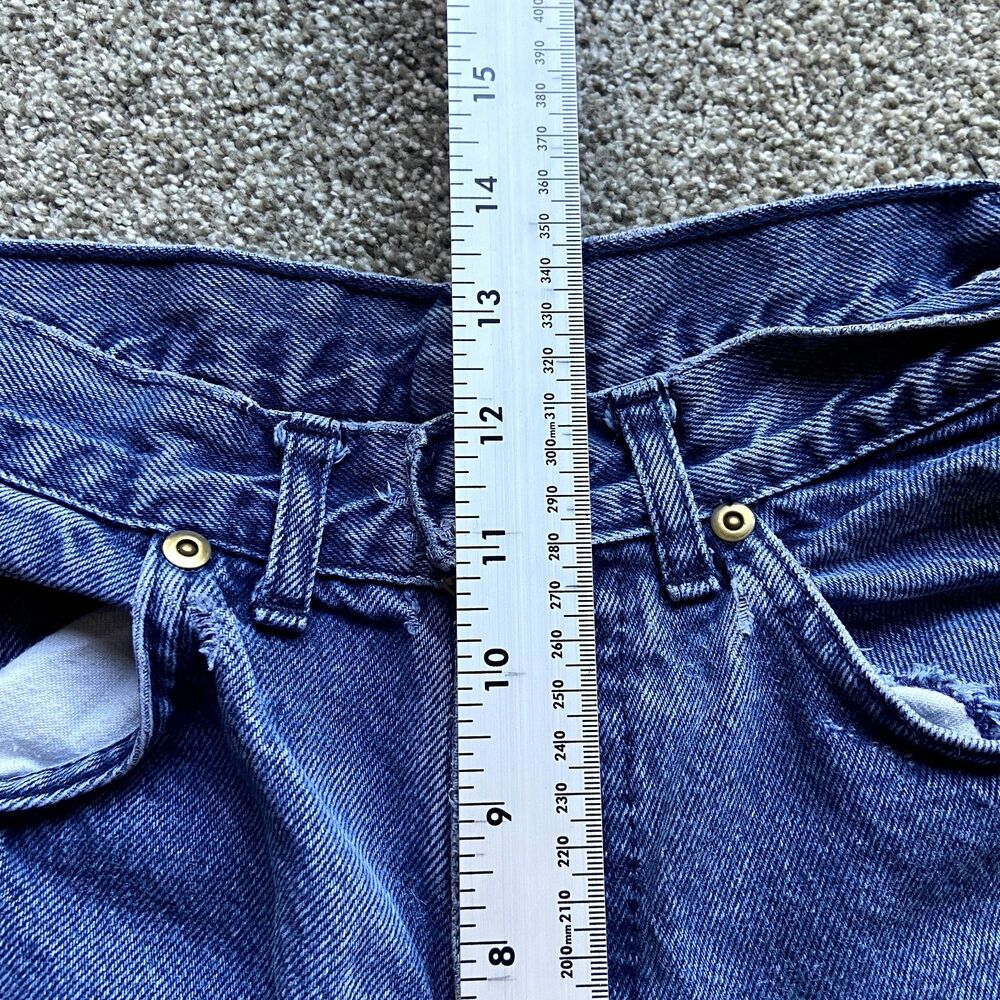 VINTAGE HIGH WAISTED CHIC JEANS MADE IN THE USA SIZE 4 - Picture 9 of 11